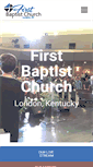 Mobile Screenshot of londonfirstbaptist.com